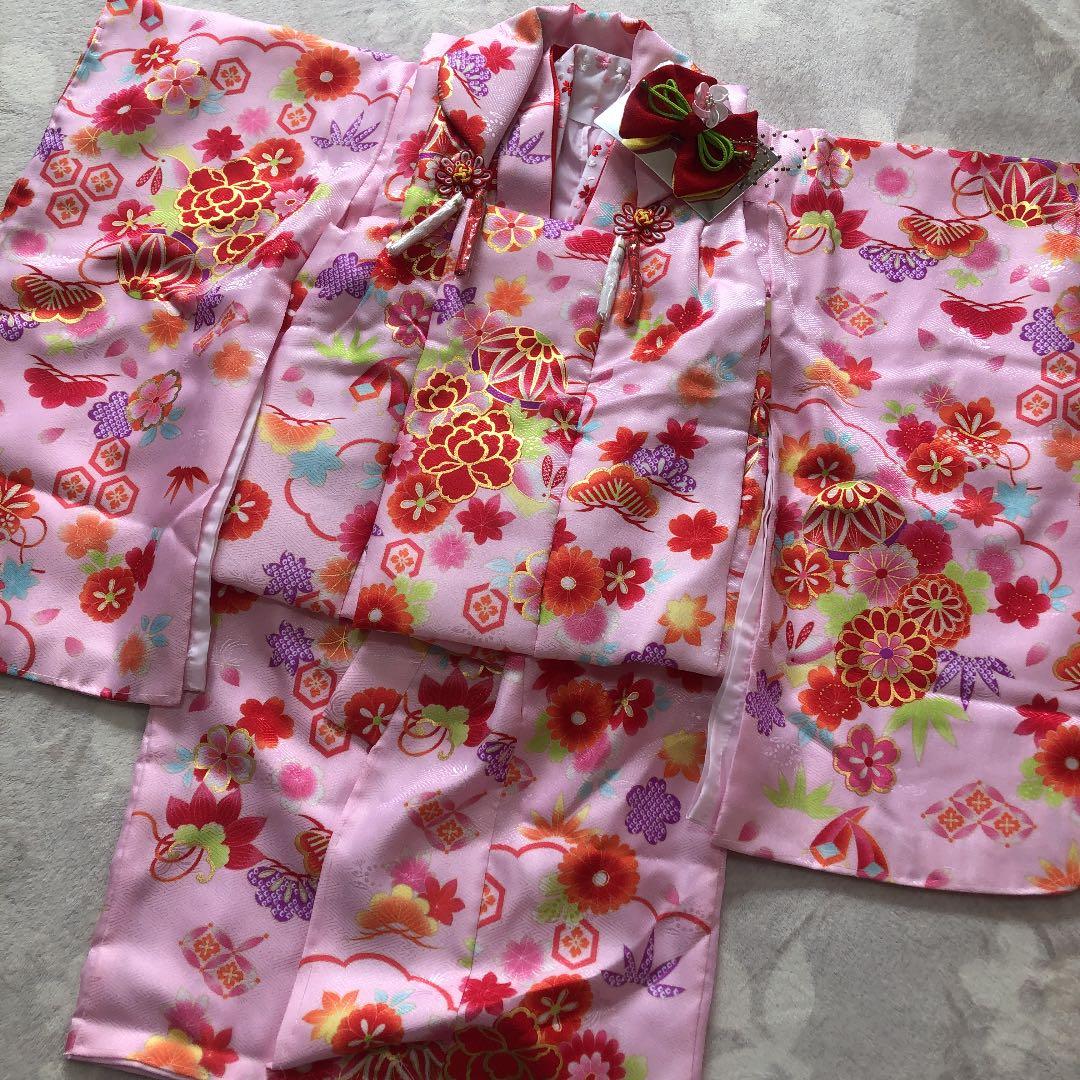 草履以外は新品未使用❣️七五三 着物 女の子❣️3歳児用