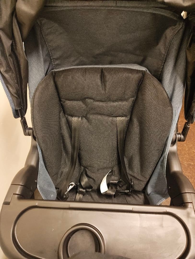 【美品】KATOJI ベビーカー 二人でゴーDX デニム