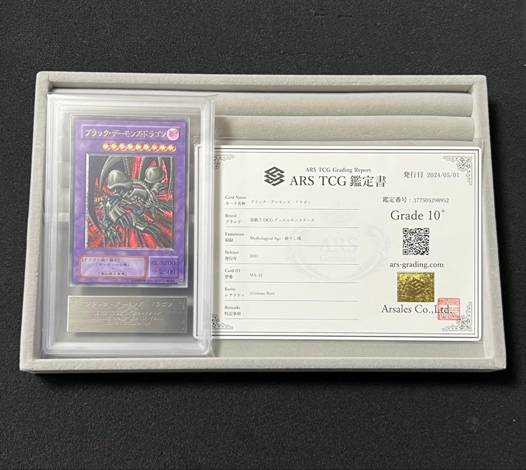 【ARS10+】ブラックデーモンズドラゴン レリーフ 鑑定書付き