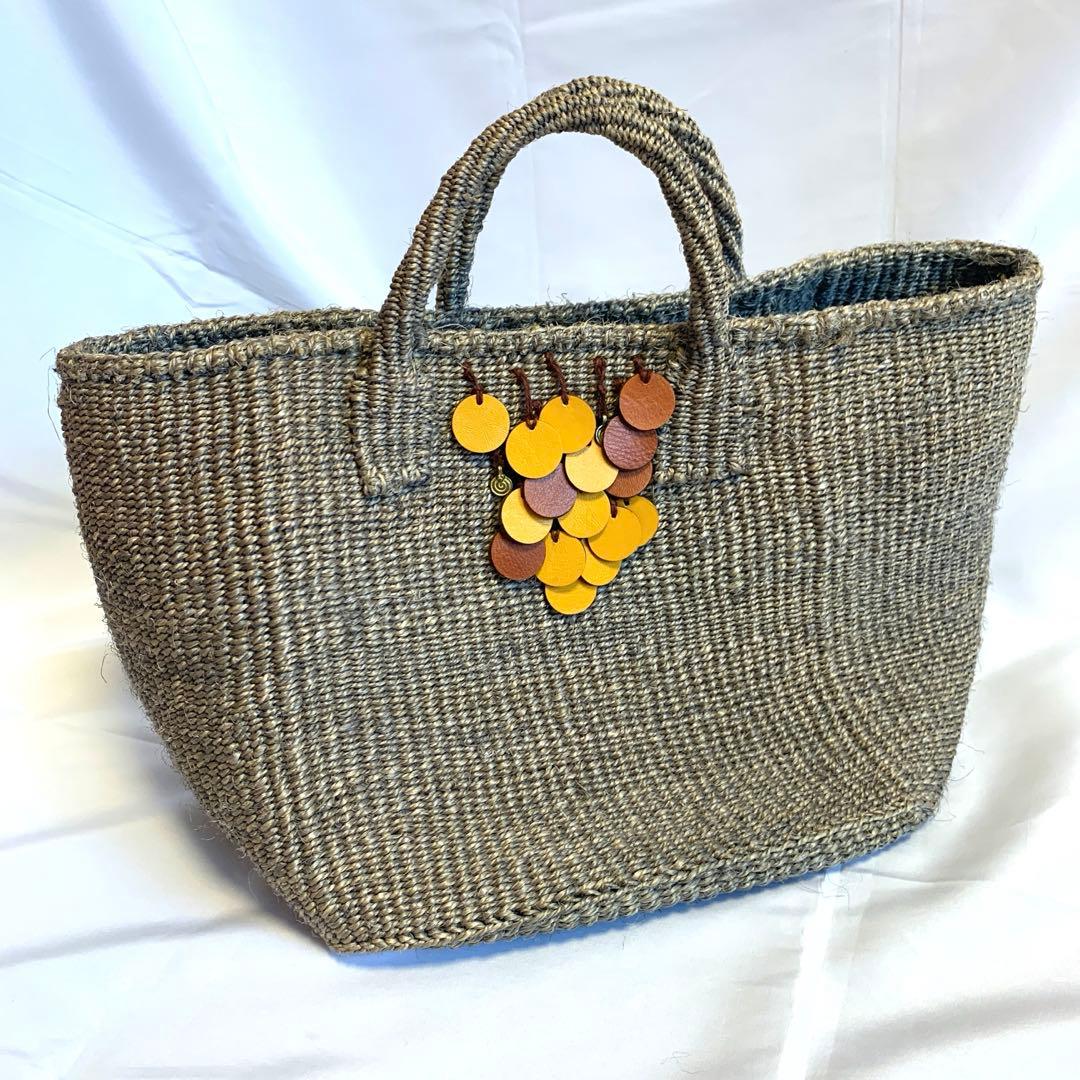 麻紐バッグ　ハンドメイド　summer bag 夏向き