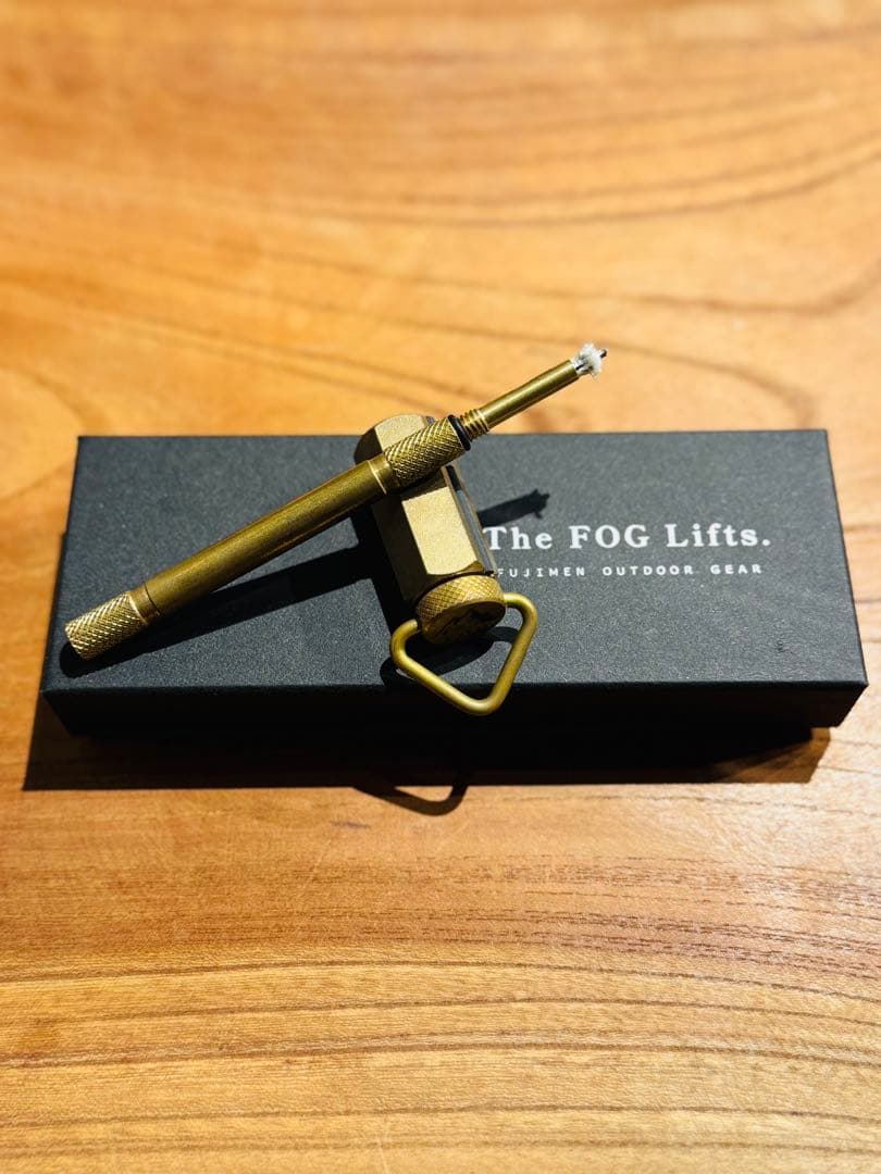 FUJIMEN OUTDOOR GEAR (FOG) 真鍮オイルマッチ＋ケース