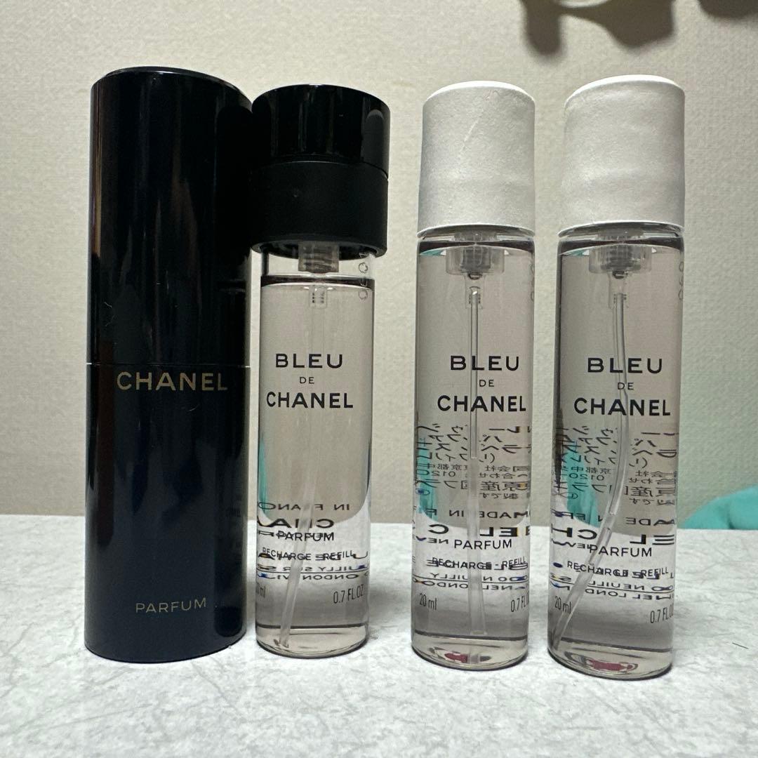 ブルードゥシャネル　パルファム　トラベルスプレイ　CHANEL 香水