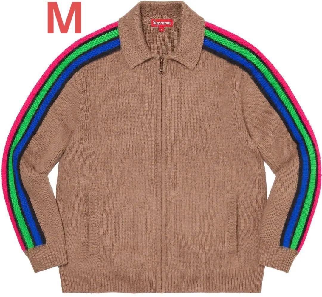 【即完】Supreme SLEEVE STRIPE ZIP UP SWEATER