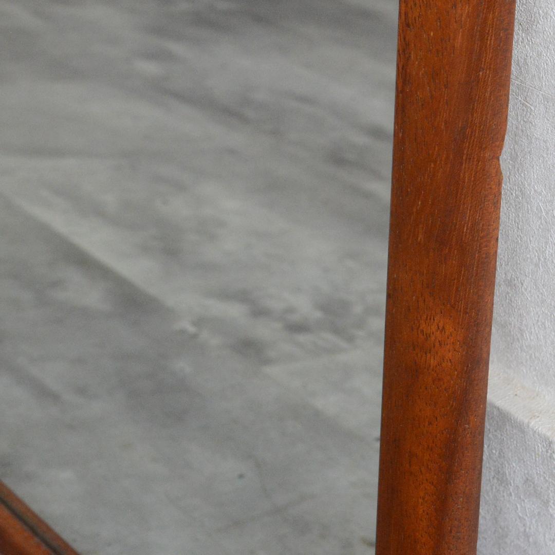 イギリス ヴィンテージ チーク ミラー 姿見 壁掛け スタンドミラー 立て掛け鏡