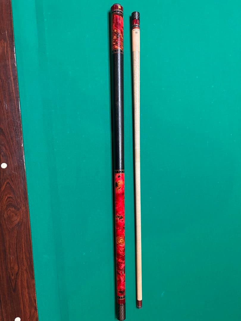 ビリヤード　早川工房カスタムキュー　ハイテクシャフト