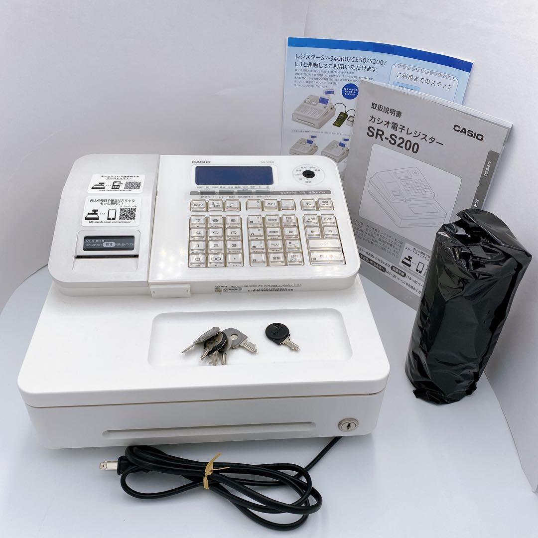 CASIO SR-S200 新品レジロール18巻付き
