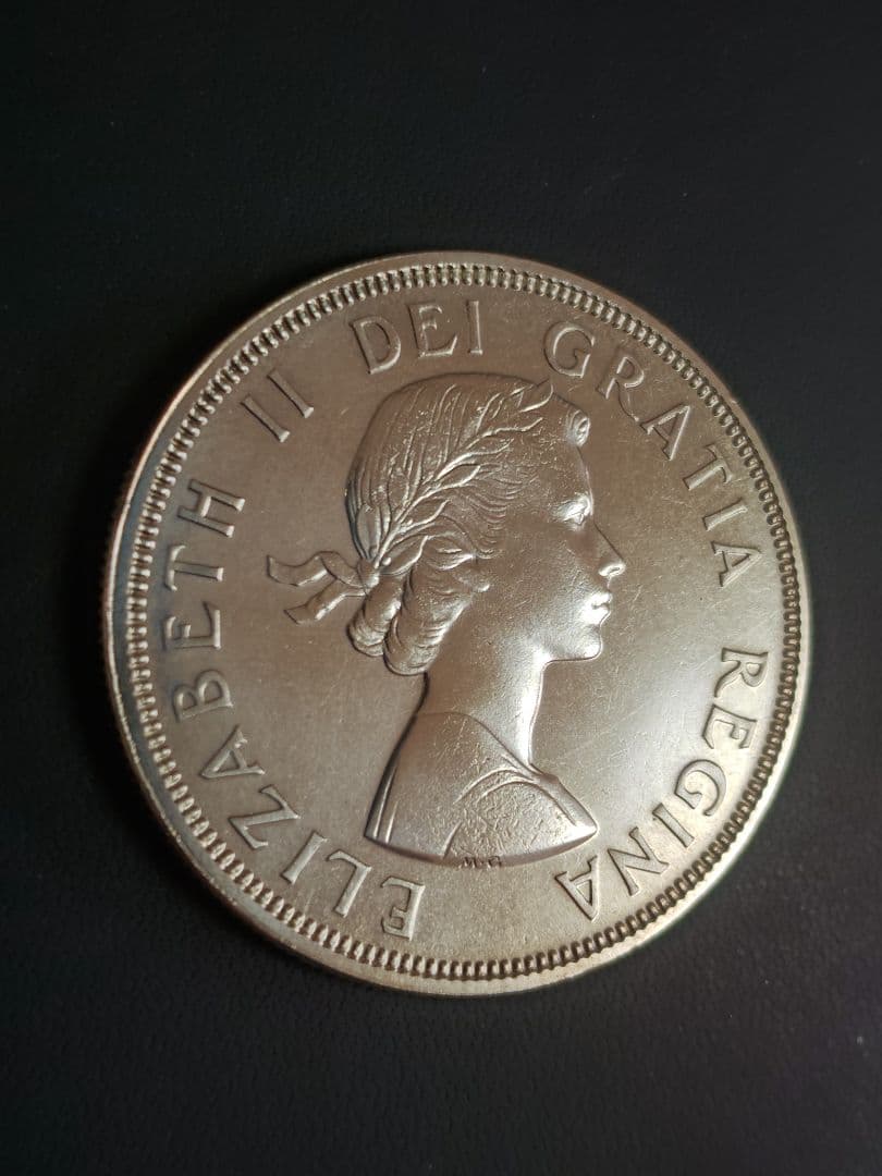 加　1964 シャーロットタウン会議100周年記念 1ドルPL銀貨