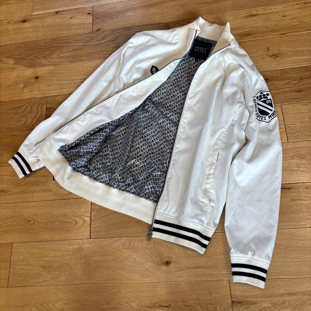 PEARLY GATES★オシャレなビッグロゴ スエードジャケット5★ニコちゃん