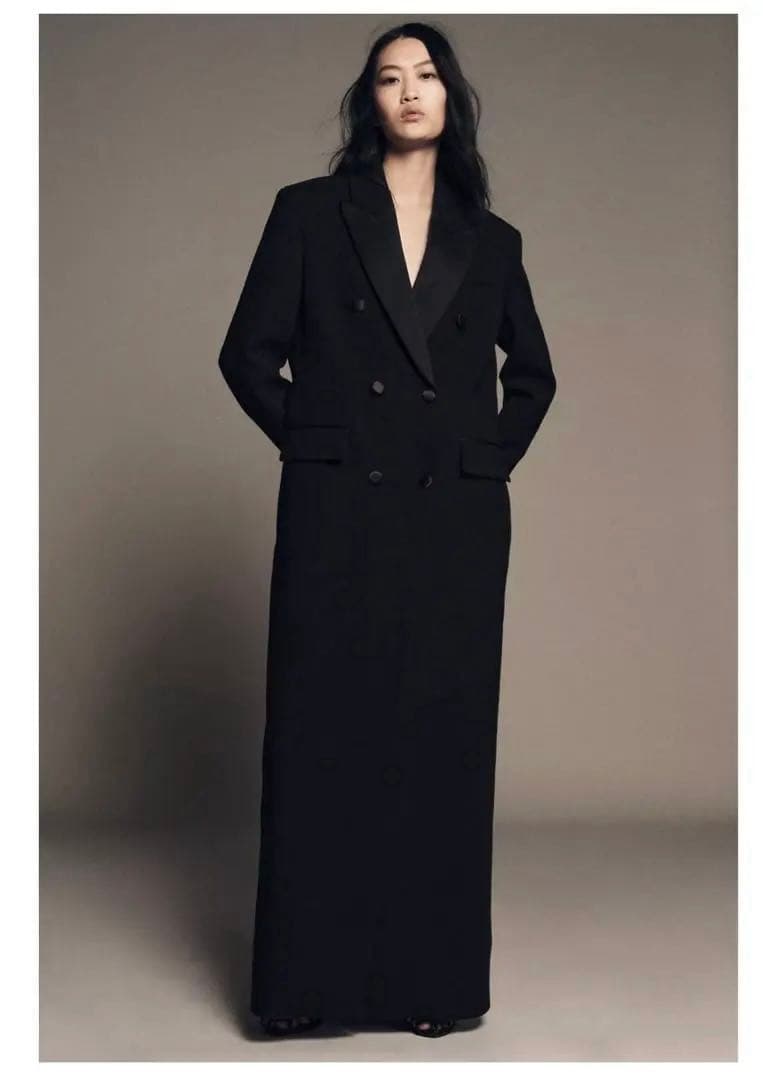 ZARA ZW COLLECTION タキシードカラーレヴィタコートM