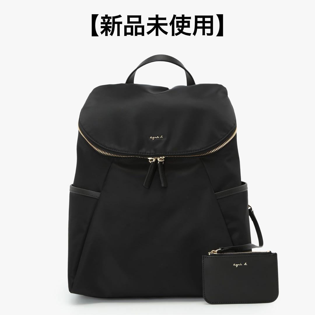 【新品未使用】【agnes b.】アニエスベー バックパック　リュック　ブラック