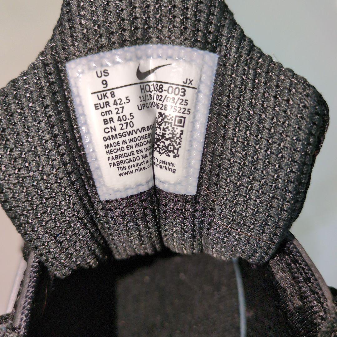 【しょーろんぽー】Nike shox r4 シルバー/ブラック 27cm