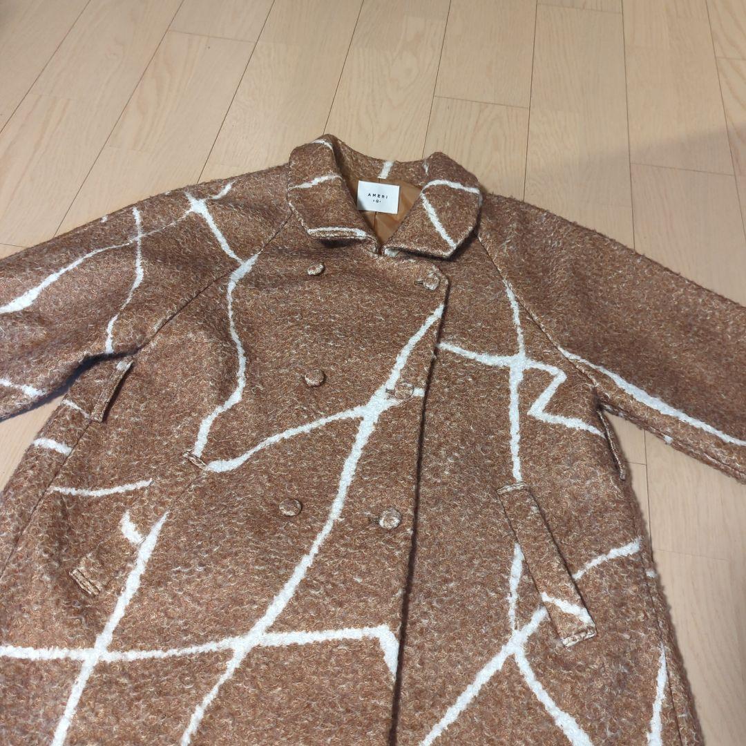 Ameri　LITTLE FLARE LINE ART LONG COAT