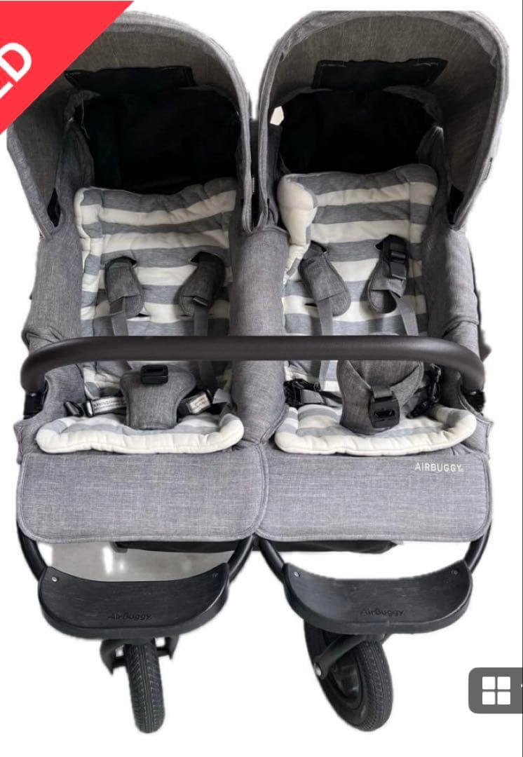 【Ron.J！】エアバギーココダブルＥＸフロムバース<アースグレイ>