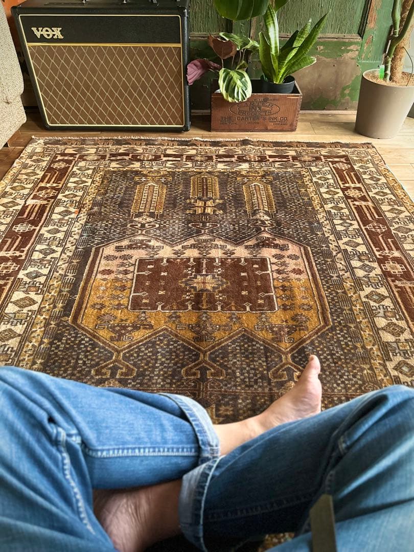 トライバルラグ　ヴィンテージラグ　アフガン　トルクメン　アリホジャ　プリミティブ