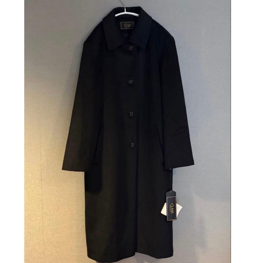 新品　オンワード　CLASS カシミヤコート　黒