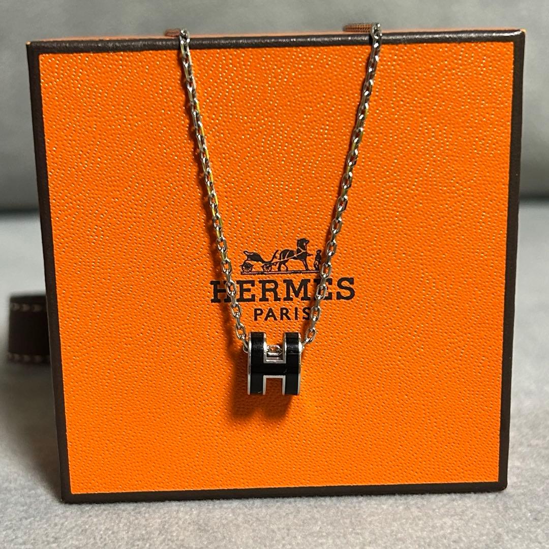 【美品】エルメス★ミニポップH ネックレス