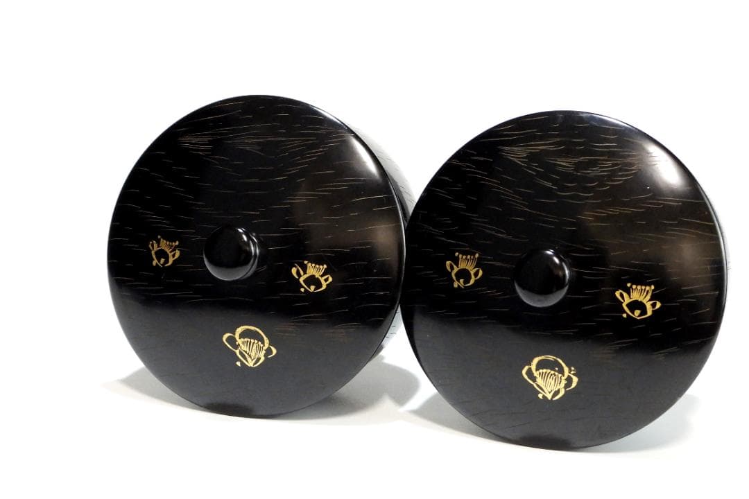 輪島塗　木製 ご湯呑　お煮物椀(蓋付き) 5客