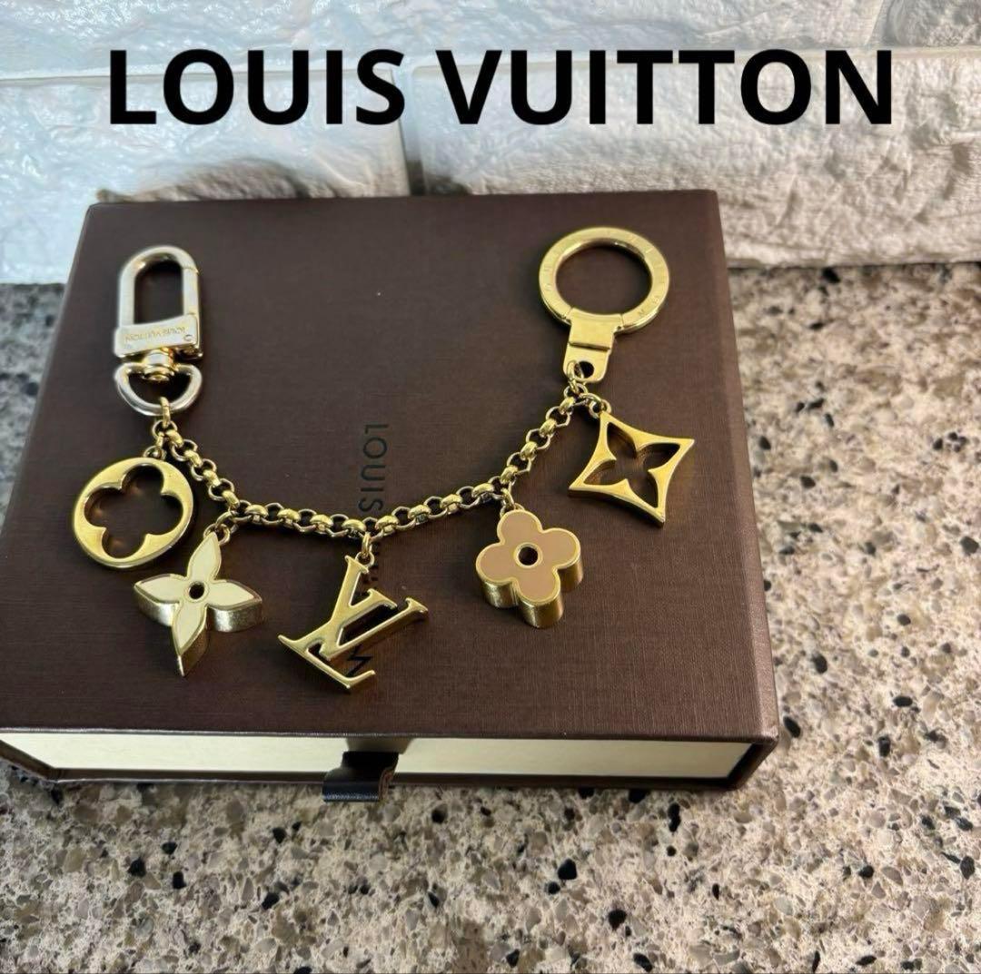 ルイ ヴィトン★LOUIS VUITTON バッグチャーム チェーンフルールドゥ