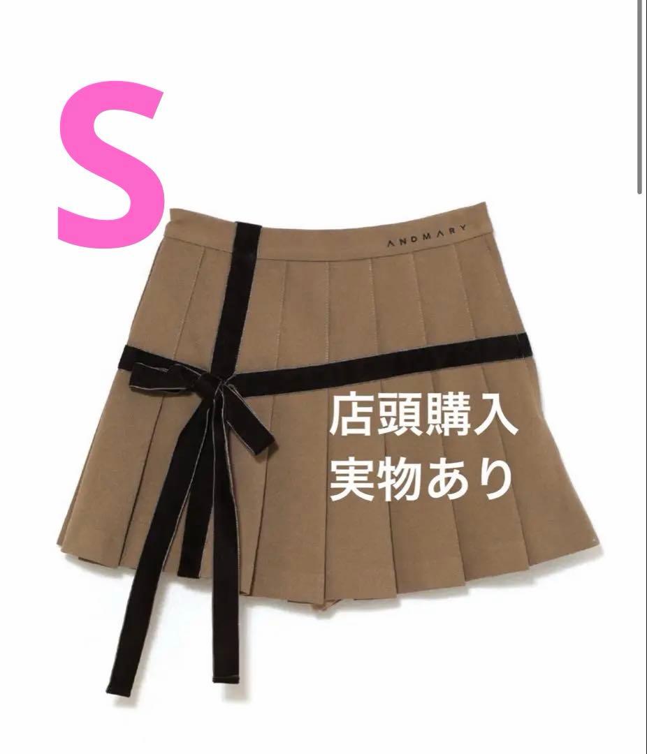 Valentine ribbon mini skirt Sサイズ andmary