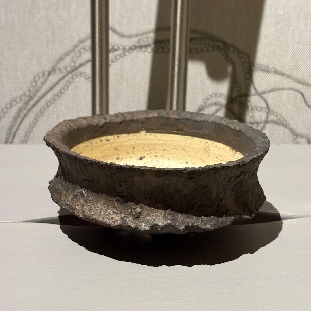 小野瀬一さん　陶器鉢　植木鉢　浅鉢