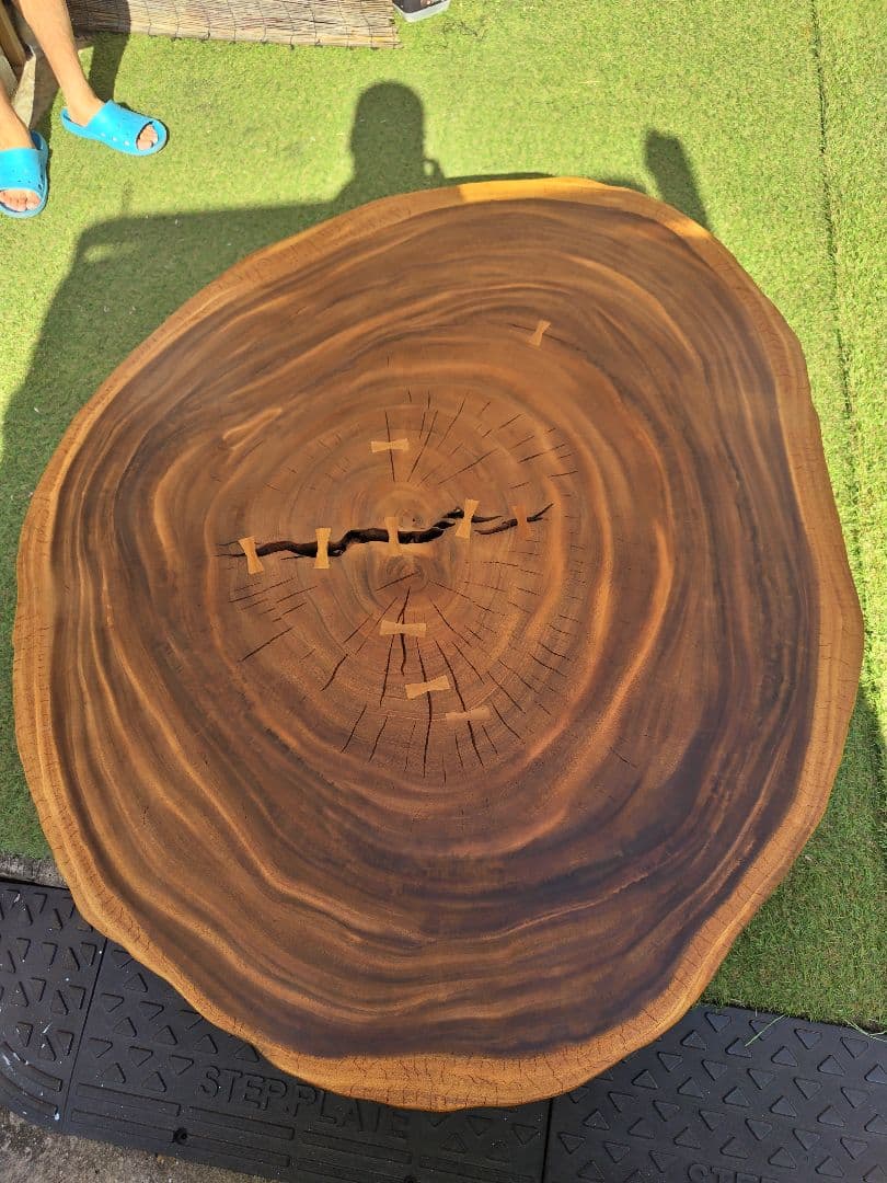 2月12日まで発送不可 一枚板テーブル