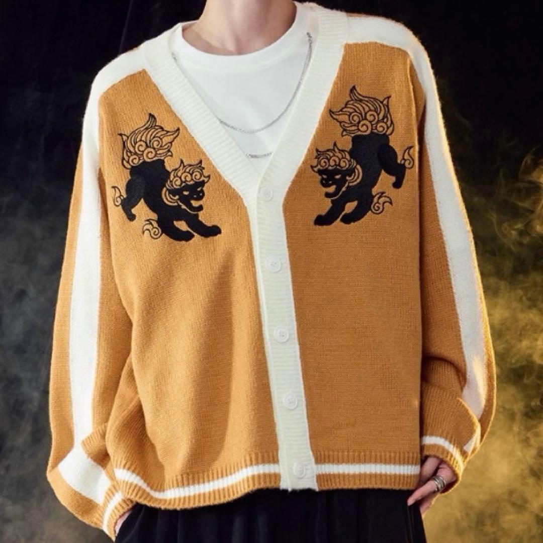 エルノロゼット ウィンブレ コラボ カーディガン オレンジ