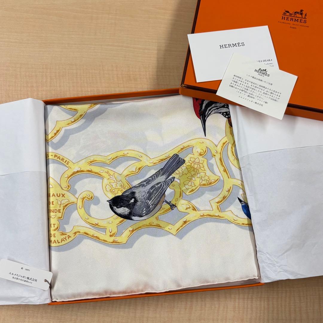 【未使用】 HERMES エルメス　スカーフ　レディース　美品