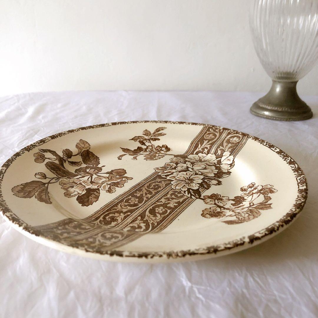 グランデポ　エミールブルジョワ　ディナープレート F フランスアンティーク食器