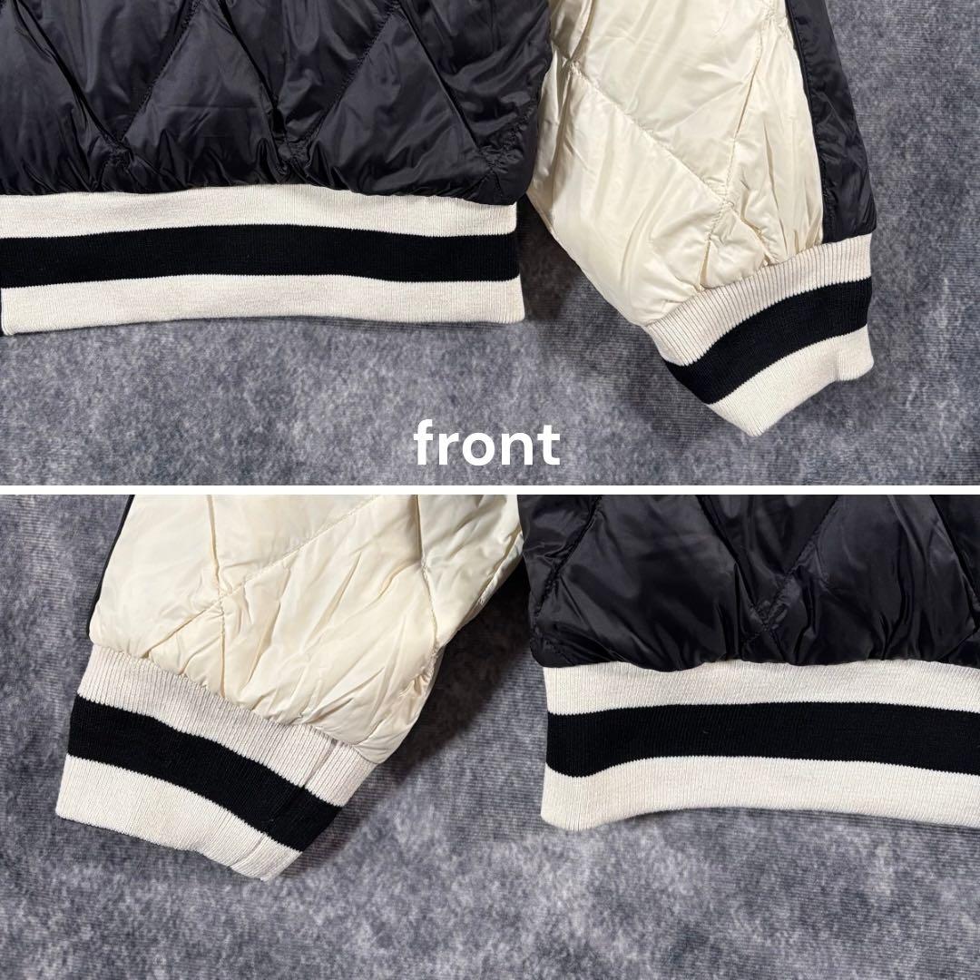 【新品】TAION スカジャン ベロア リバーシブル 虎 ダウンジャケット XL