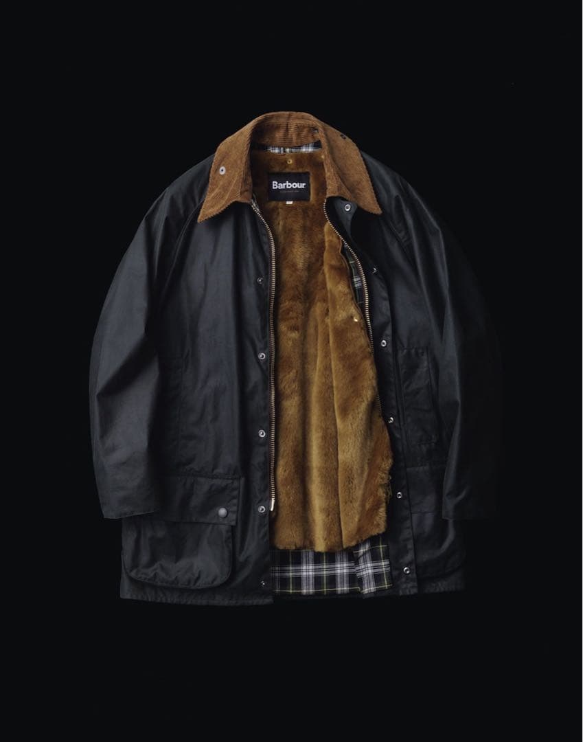 Barbour × BEAMS F 別注 BEAUFORT オイルド ジャケット