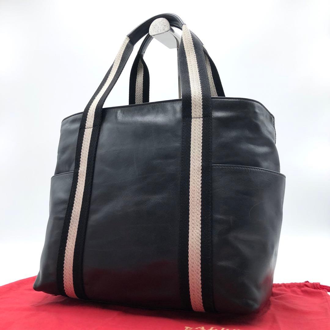 良品✨バリー トートバッグ ハンドバッグ トレインスポッティング ブラック A4