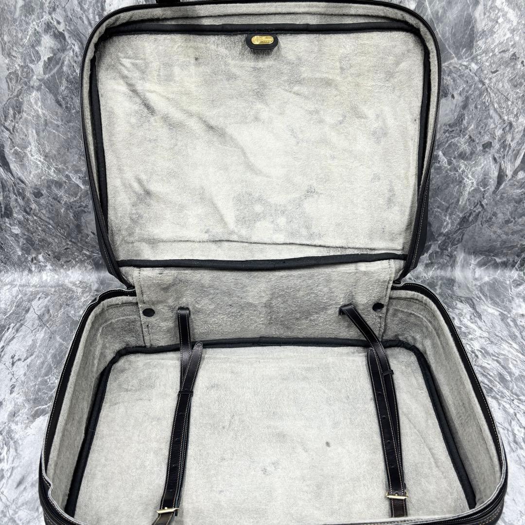 ✨極美品✨GUCCI シェリーライン GG 黒 ブラック ボストンバッグ レザー