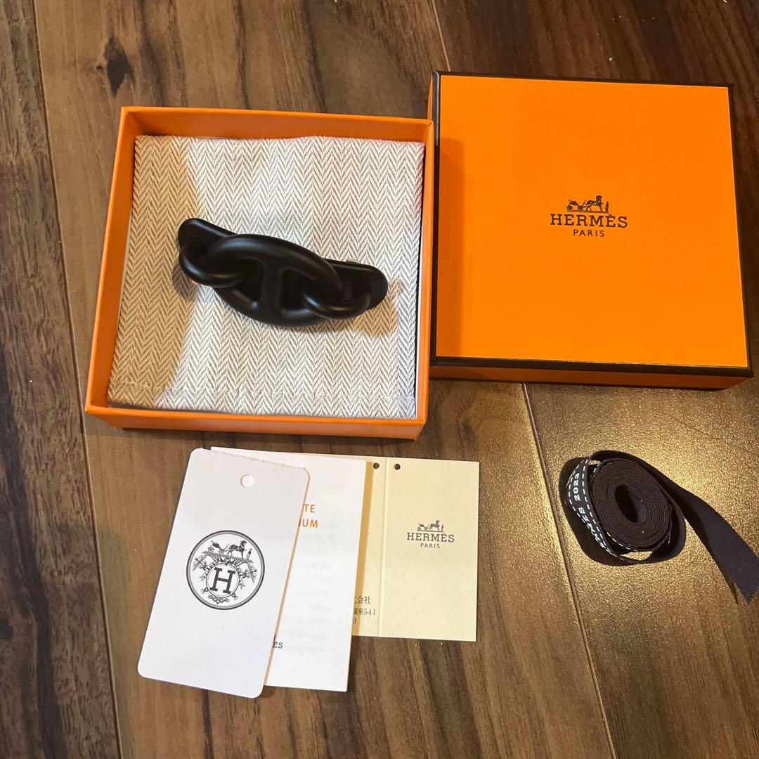 本日お値下げエルメス　バレッタシェーヌダンクル