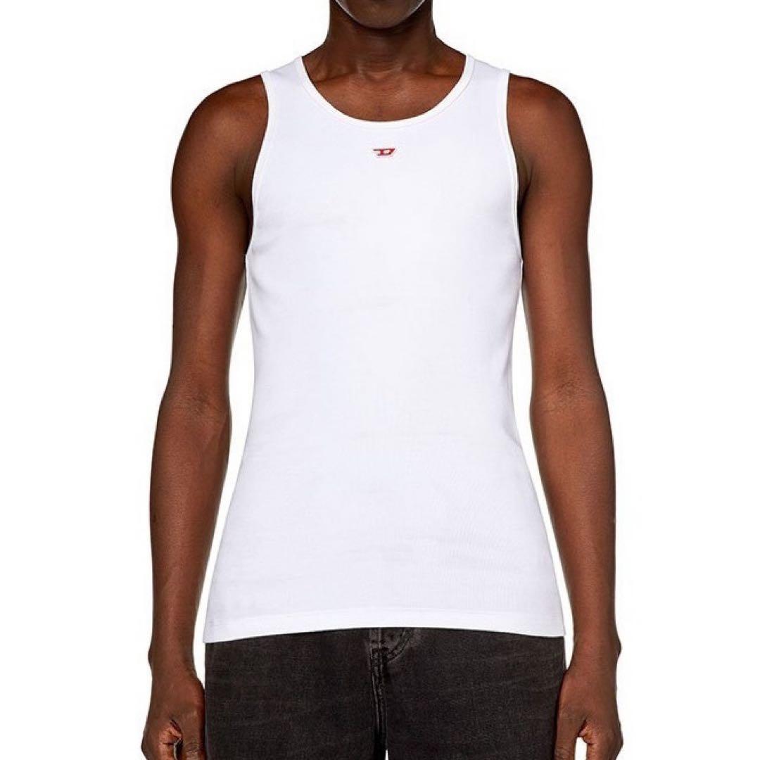 新品最安値 DIESEL T Lifty D ノースリーブTシャツ ロゴ