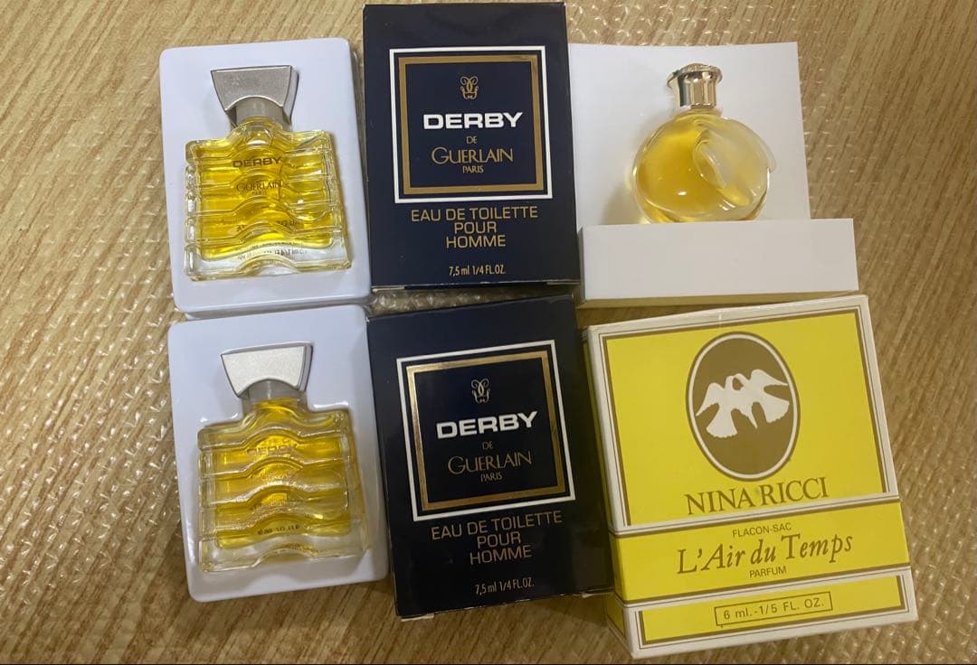 Guerlain Derby, Nina Ricci 香水3本セット