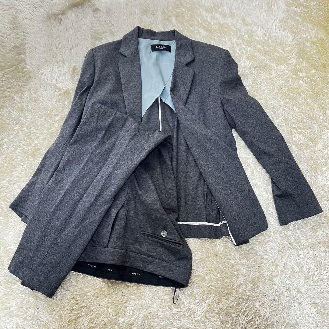 ポールスミスブラック セットアップスーツ グレー サイズ42 大きいサイズ
