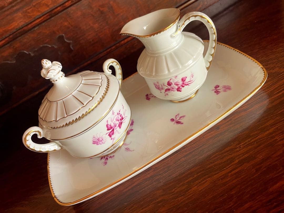 【希少廃盤】Ｂ ＆ Ｇ ／ビングオーグレンダール ／シュガーポット＆クリーマー