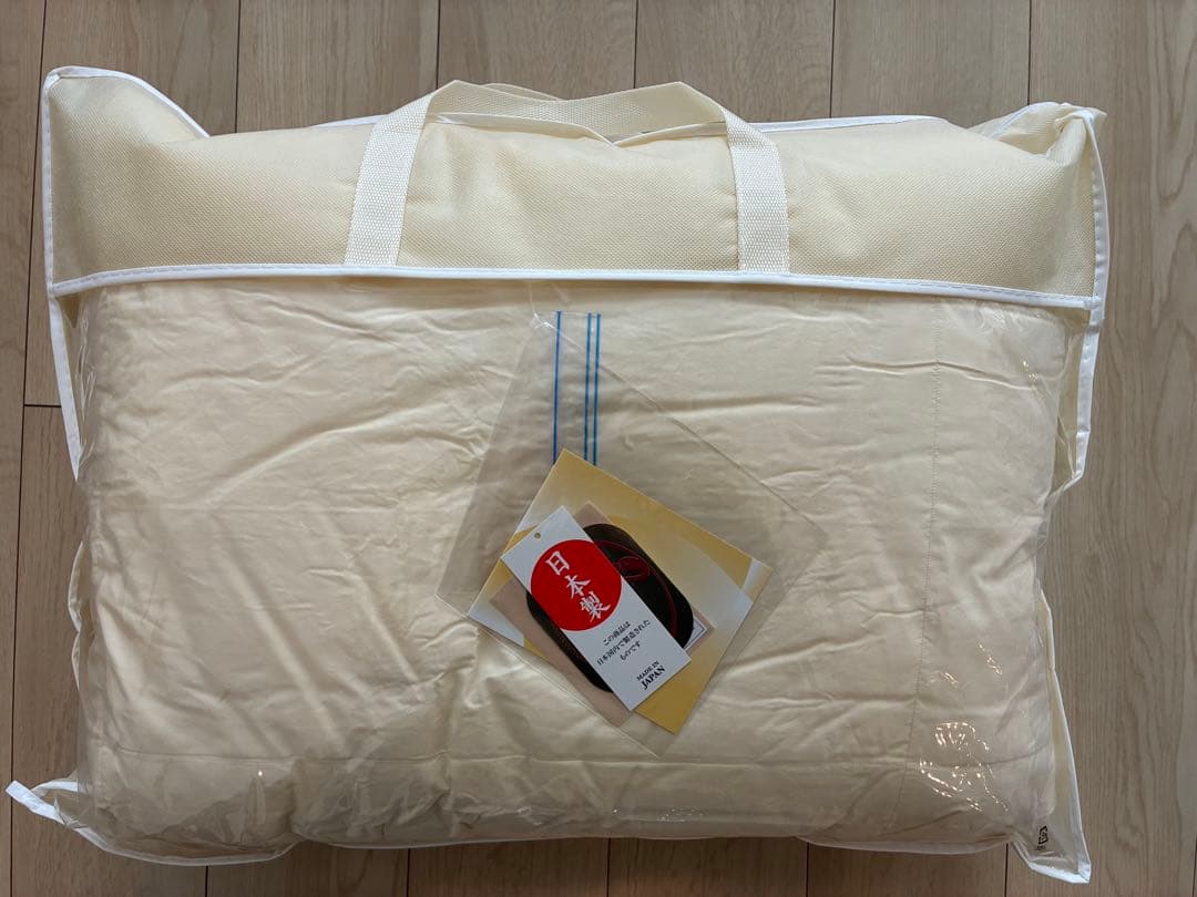 日本製 甲州羽毛 肌掛け布団 シングル 170×210cm ダウン85% 未使用