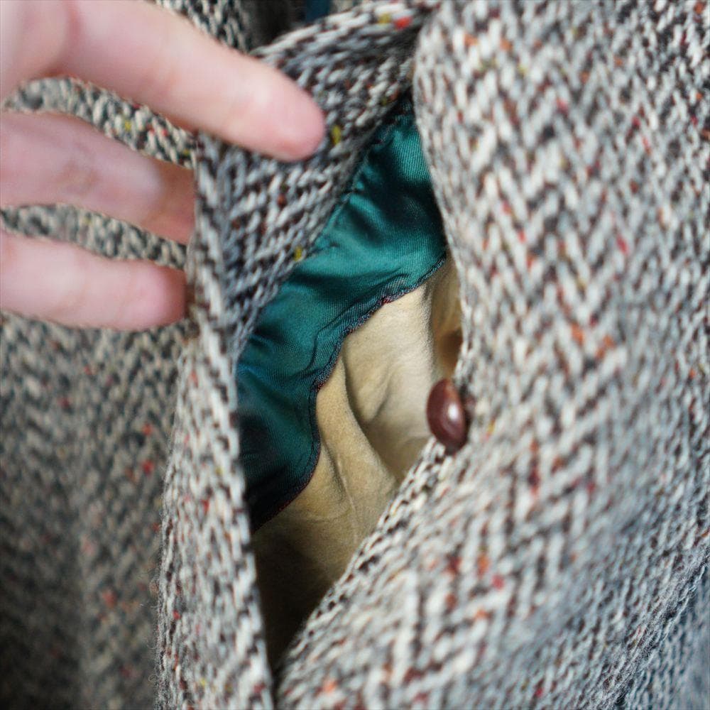 50s60s ビンテージ バーバリー アイリッシュツイード バルマカーンコート