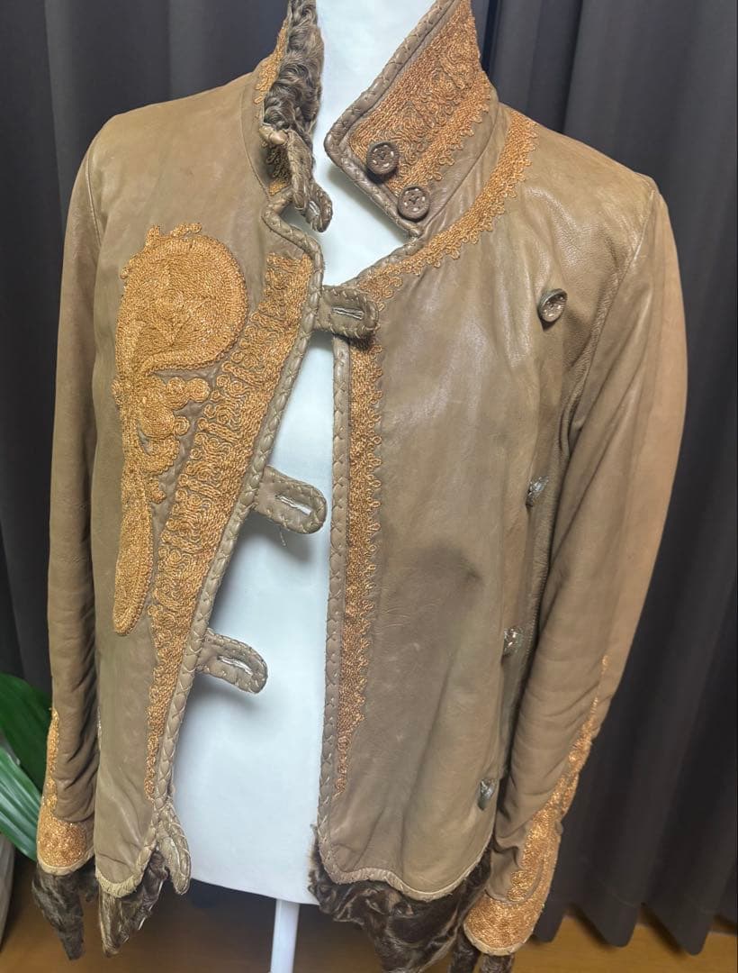 ★ エルマンノ・シェルヴィーノ★レザーショートジャケット