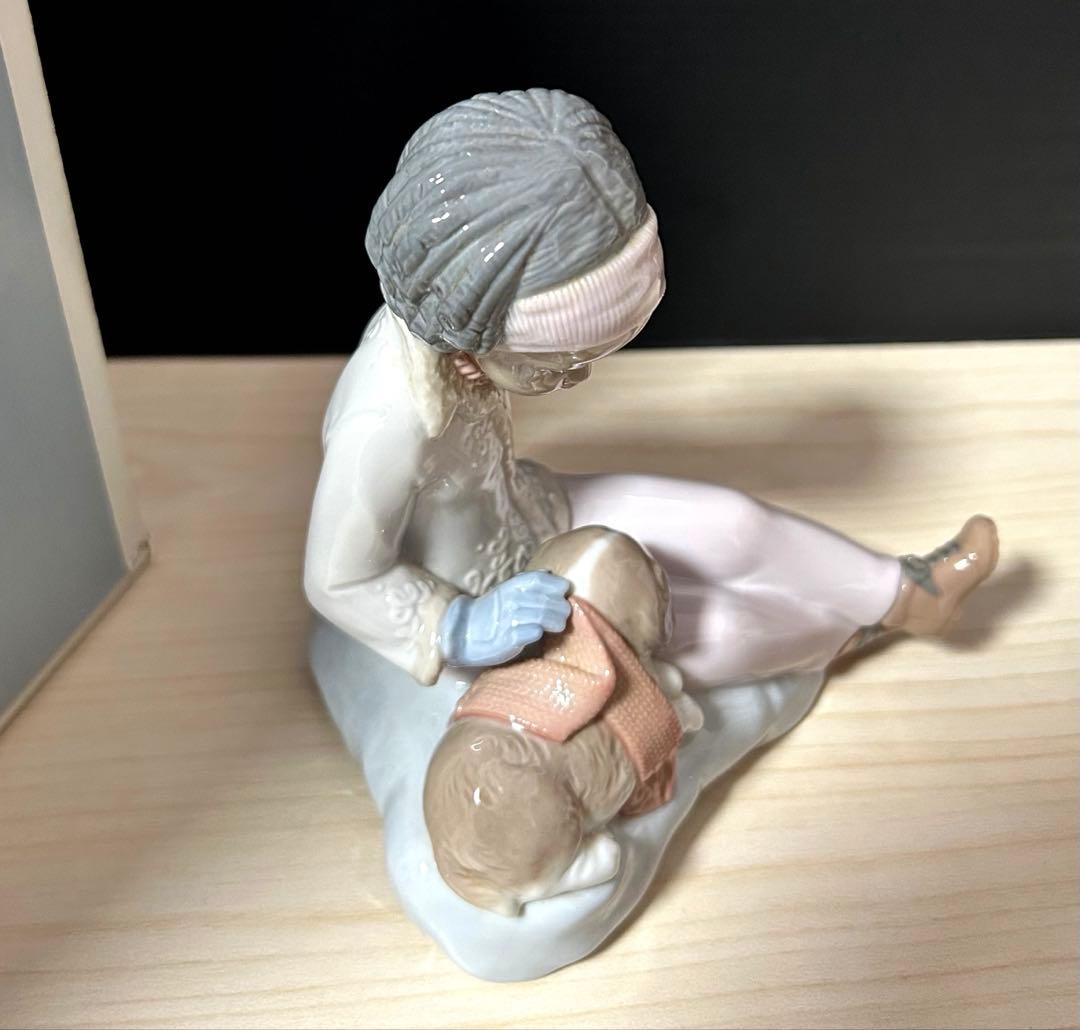 絶版品　LLADRO リヤドロ　Are You Cold ？　寒くない？　置物