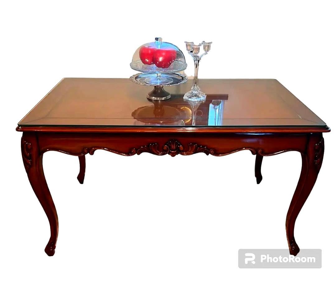 マホガニー 猫脚 ダイニングテーブル　アンティーク