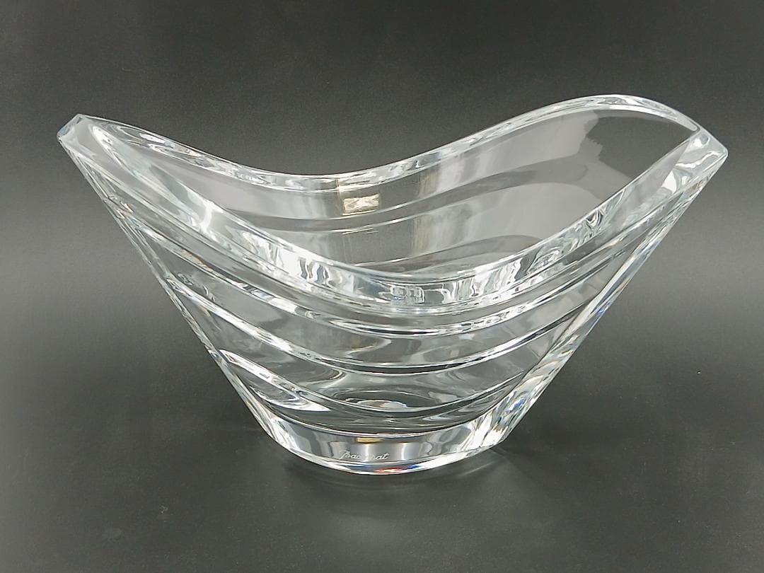 バカラ ウェーブボウル クリスタル