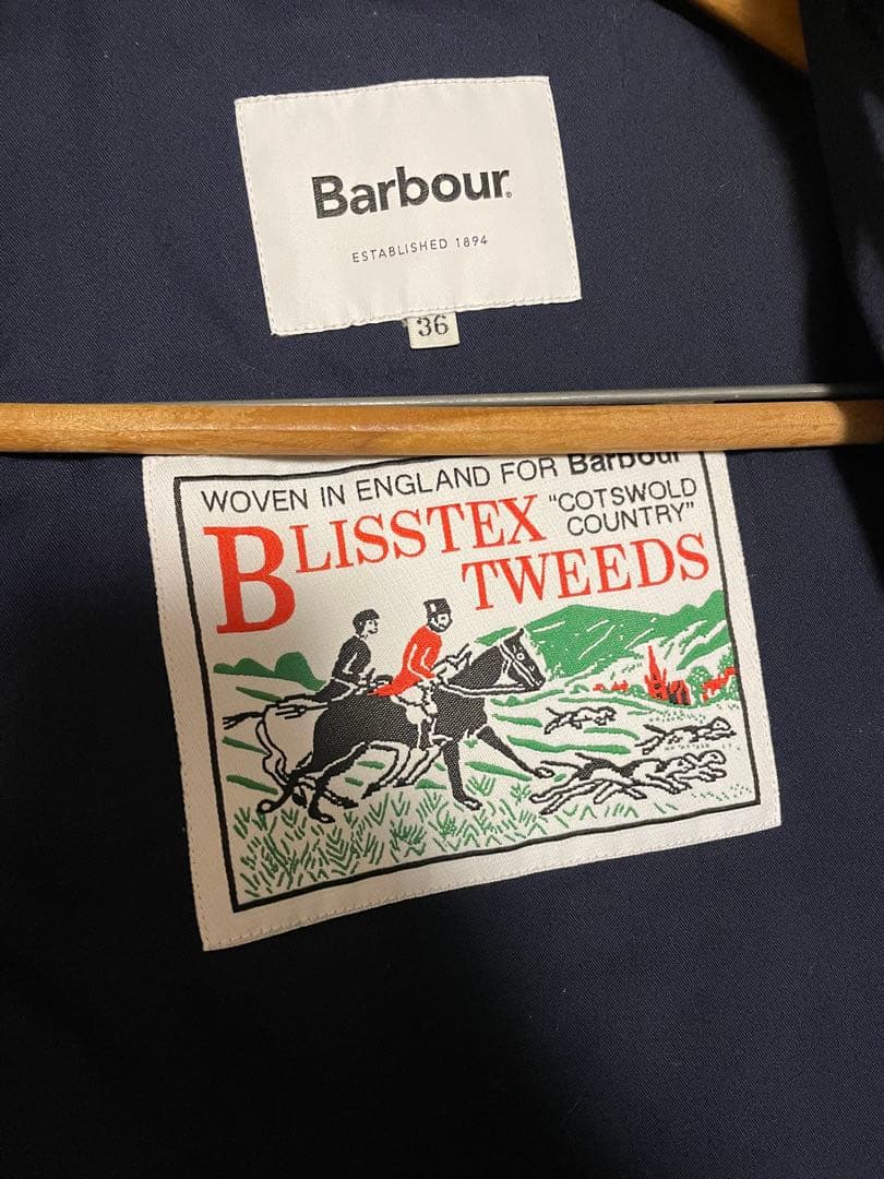Barbour 36紺ウィリアムブリス