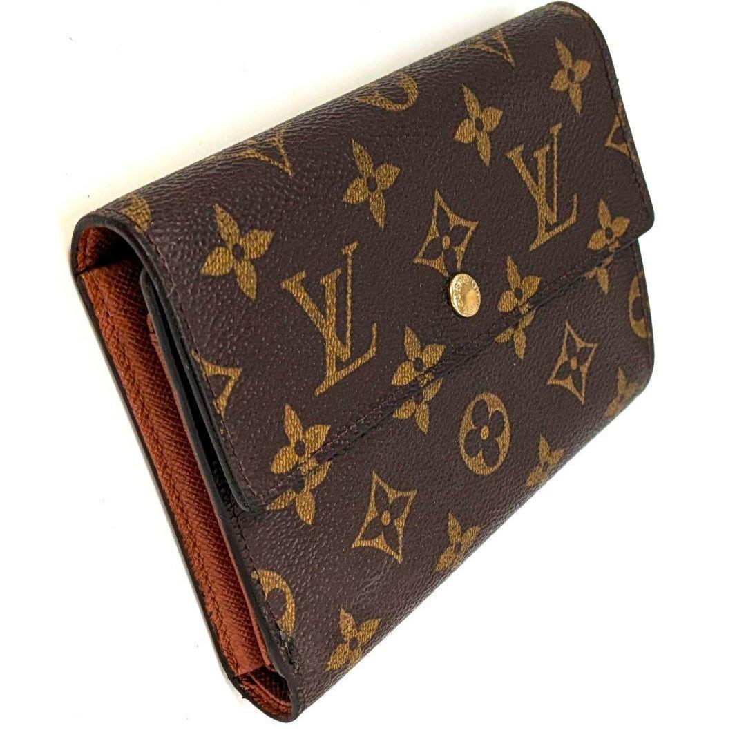 ルイヴィトン モノグラム エテュイ パピエ 三つ折り財布 B10