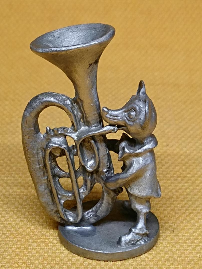 ネズミ　金属　彫像　オブジェ　置物　インテリア　工芸品　美術品　A3401