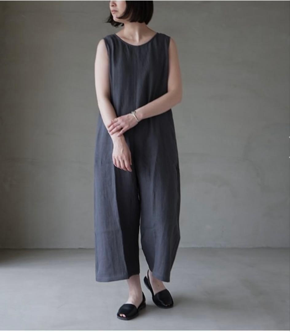 evam eva （エヴァムエヴァ） リネンオールインワン