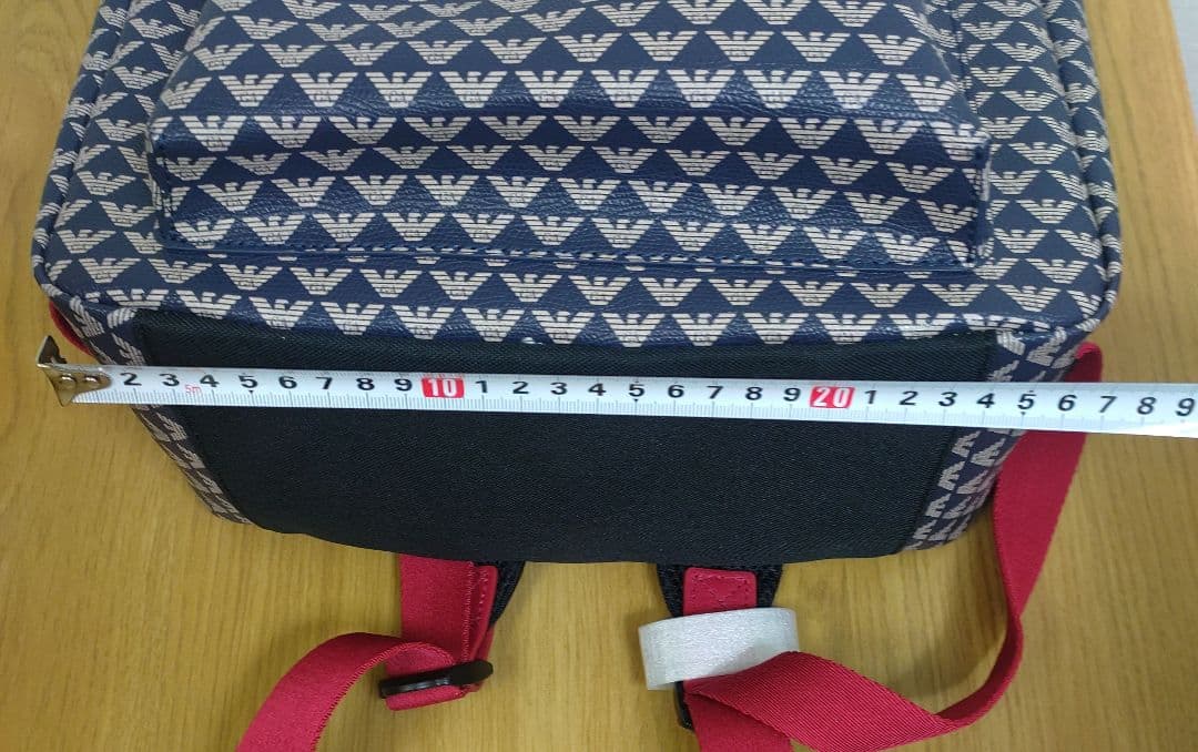 Emporio Armani リュック ネイビー/レッド