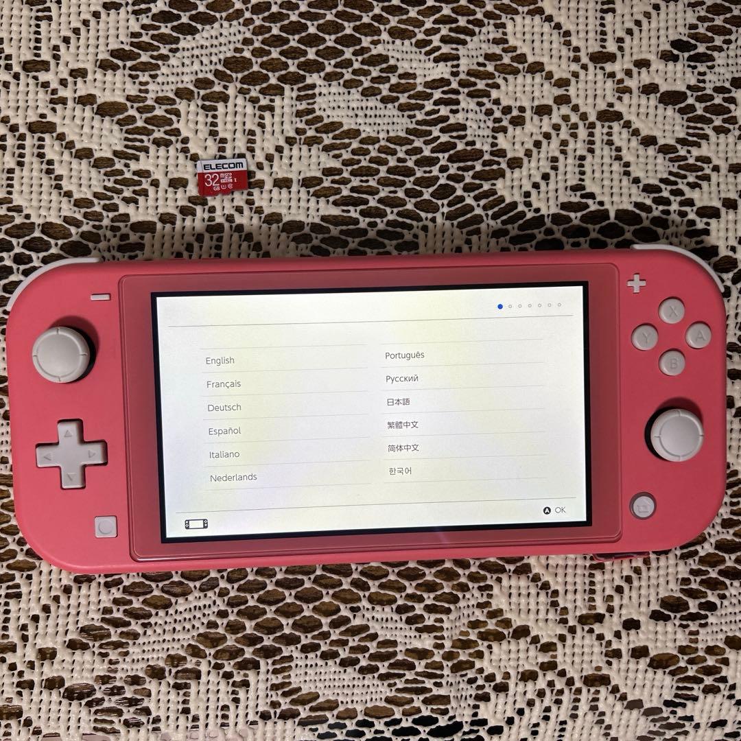 Switch lite 本体 SDカード付き
