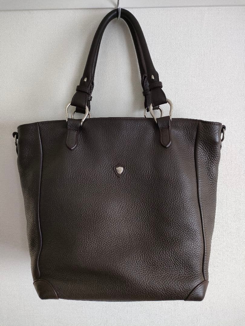 CHAMBORD SELLIERシャンボール セリエレザートートバッグ茶